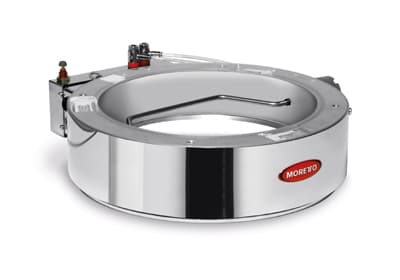 Moretto Counter weegring voor nauwkeurige meting materiaalverbruik.